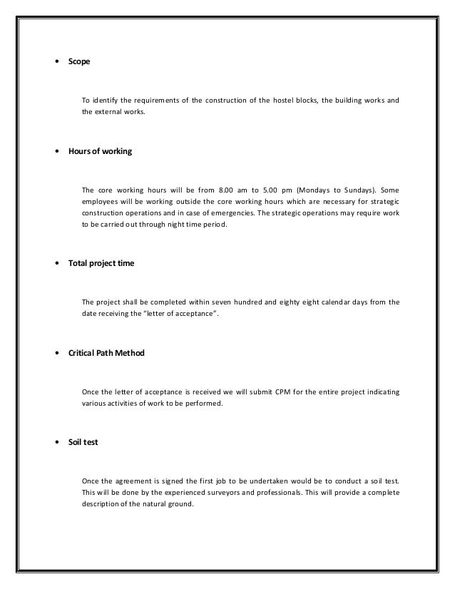 House building project report House building project report